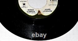 Nm Beatles John Lennon 1973 P-1868'mind Games' Promo 45 Pro-6768'not For Sale