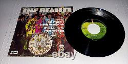 Nm Beatles Sgt Peppers Lonely Hearts Club Band Rare 7 Apple Records 3-song Ep