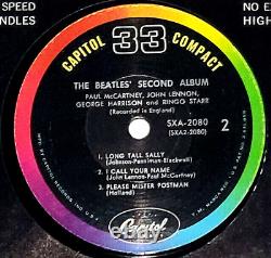 Nm Beatles Ultra Rare Capitol Compact 33 Sxa-2080 Second Album Ep With Sleeve