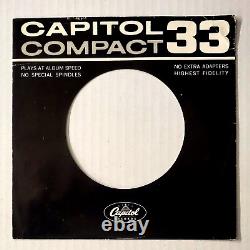 Nm Beatles Ultra Rare Capitol Compact 33 Sxa-2080 Second Album Ep With Sleeve