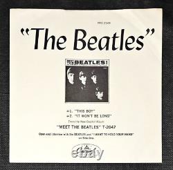 Nm Meet The Beatles Pro 2549 Open Interview Capitol Compact Reissue Ep & Sleeve