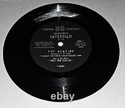 Nm Meet The Beatles Pro 2549 Open Interview Capitol Compact Reissue Ep & Sleeve
