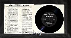 Nm Meet The Beatles Pro 2549 Open Interview Capitol Compact Reissue Ep & Sleeve
