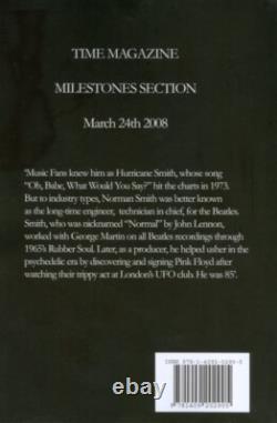 Norman Smith book John Lennon Called Me Normal The Beatles Pink Floyd NEW