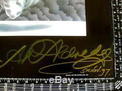 ONE OF A KIND ALAN ALDRIDGE JOHN LENNON FLOATING SIGNED LP ALBUM 5th of Nov