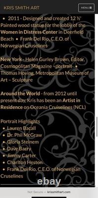 OOAK Commissioned John Lennon Sculpture by Kris Smith Beatles Bust Beatlemania