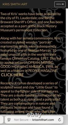 OOAK Commissioned John Lennon Sculpture by Kris Smith Beatles Bust Beatlemania