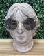 OOAK John Lennon Sculpture Beatles Bust Beatlemania English Rock Decor Music