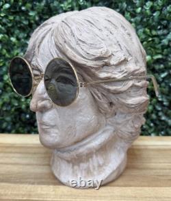 OOAK John Lennon Sculpture Beatles Bust Beatlemania English Rock Decor Music