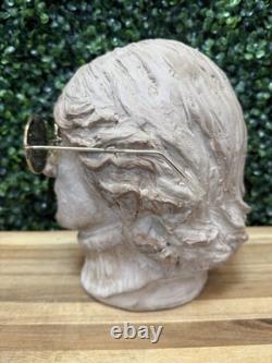 OOAK John Lennon Sculpture Beatles Bust Beatlemania English Rock Decor Music