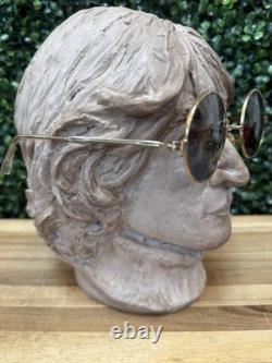 OOAK John Lennon Sculpture Beatles Bust Beatlemania English Rock Decor Music