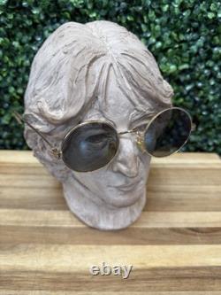 OOAK John Lennon Sculpture Beatles Bust Beatlemania English Rock Decor Music