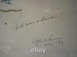 Oh John Lennon Family Tree Yoko Ono Autographed