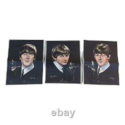 Original 1964 Beatles Posters George Harrison, John Lennon, & Paul Mccartney