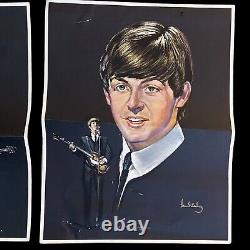 Original 1964 Beatles Posters George Harrison, John Lennon, & Paul Mccartney