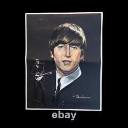 Original 1964 Beatles Posters George Harrison, John Lennon, & Paul Mccartney