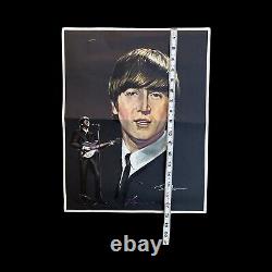 Original 1964 Beatles Posters George Harrison, John Lennon, & Paul Mccartney