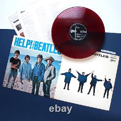 Original 1965 Red Vinyl The Beatles Help Lp Gatefold Emi Odeon John Lennon