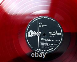 Original 1965 Red Vinyl The Beatles Help Lp Gatefold Emi Odeon John Lennon