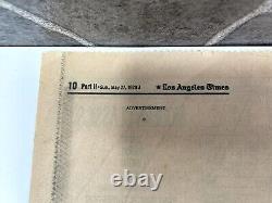 Original 1979 John Lennon Yoko Ono A Love Letter Ad Los Angeles Times BEATLES
