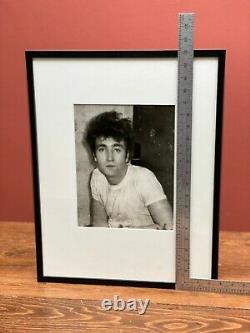 Original 9x11John Lennon photograph by Dezo Hoffmann, ca. 1965, framed