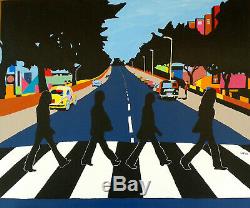 Original Art London Beatles Abbey Rd London Pop Art John Lennon Unframed