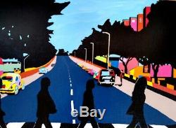 Original Art London Beatles Abbey Rd London Pop Art John Lennon Unframed