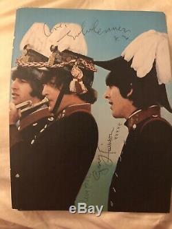 Original John Lennon, George Harrison, Paul McCartney And Ringo Autographs