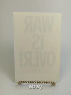 Original John Lennon & Yoko Ono 1970 War Is Over Postcard- Rare Vintage READ