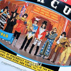 Original Rock & Roll Circus Promo Poster Rolling Stones Beatles John Lennon Ex+
