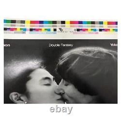 Original Vintage Vinyl Album Cover Printers Proof The Beatles John Lennon Yoko O