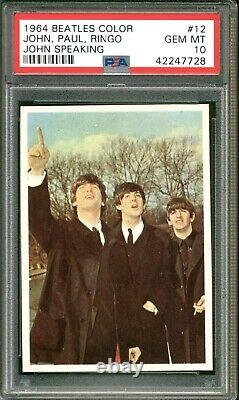 POP 3 PSA 10 RC 1964 Beatles Color John Lennon Paul McCartney Ringo Starr Rookie