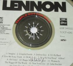 PROMO issue! $0 SHIP! John Lennon JAPAN limited 4 CD box set OBI The Beatles