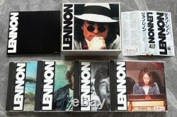 PROMO issue! $0 SHIP! John Lennon JAPAN limited 4 CD box set OBI The Beatles