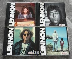 PROMO issue! $0 SHIP! John Lennon JAPAN limited 4 CD box set OBI The Beatles
