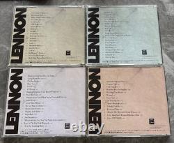 PROMO issue! $0 SHIP! John Lennon JAPAN limited 4 CD box set OBI The Beatles