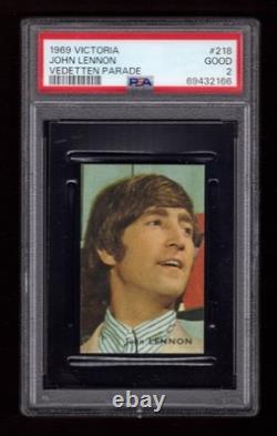 PSA 2 JOHN LENNON of The BEATLES 1969 Victoria Card
