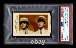 PSA 5 PAUL McCARTNEY & JOHN LENNON The BEATLES 1965 HB Card #141