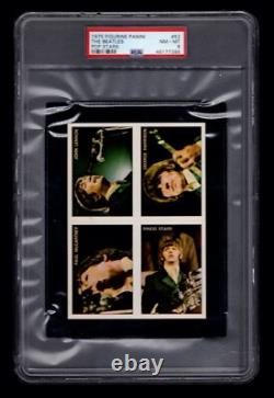 PSA 8 BEATLES 1975 CARD John Lennon Paul McCartney George Harrison Ringo Starr