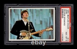 PSA 8 JOHN LENNON 1964 Beatles Color Card #14 CENTERED