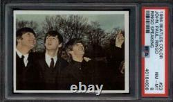PSA 8 Paul McCartney Rookie Card 1964 Beatles Color #23 Topps John Lennon Ringo