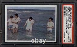 PSA 8 Paul McCartney Rookie Card 1964 Beatles Color #33 Topps John Lennon Ringo