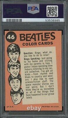 PSA 8 Paul McCartney Rookie Card 1964 Beatles Color #46 Topps John Lennon Ringo