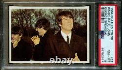 PSA 8 Paul McCartney Rookie Card 1964 Beatles Color #52 Topps John Lennon Ringo