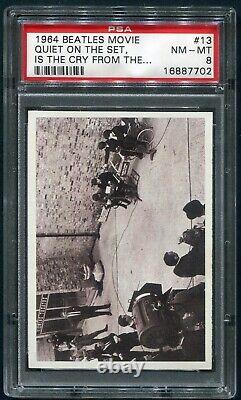 PSA 8 Paul McCartney Rookie Card 1964 The Beatles Movie #13 Topps John Lennon