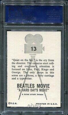 PSA 8 Paul McCartney Rookie Card 1964 The Beatles Movie #13 Topps John Lennon