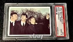 PSA 9 Paul McCartney Rookie Card 1964 Beatles Color #23 Topps John Lennon Ringo