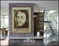 Paul McCarthy Large Original Beatles John Lennon Oil Painting On Canvas Signed