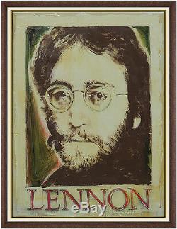 Paul McCarthy Large Original Beatles John Lennon Oil Painting On Canvas Signed