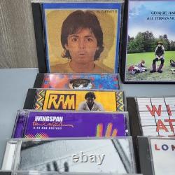 Paul McCartney Wings John Lennon CD Lot 19 RAM Band On Run All Things Beatles